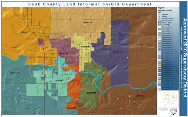City of Baraboo Supervisory Districts