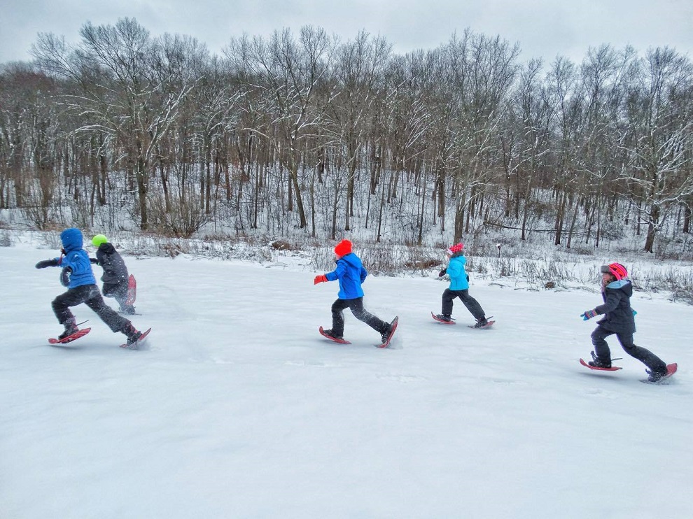 Snowshoeing