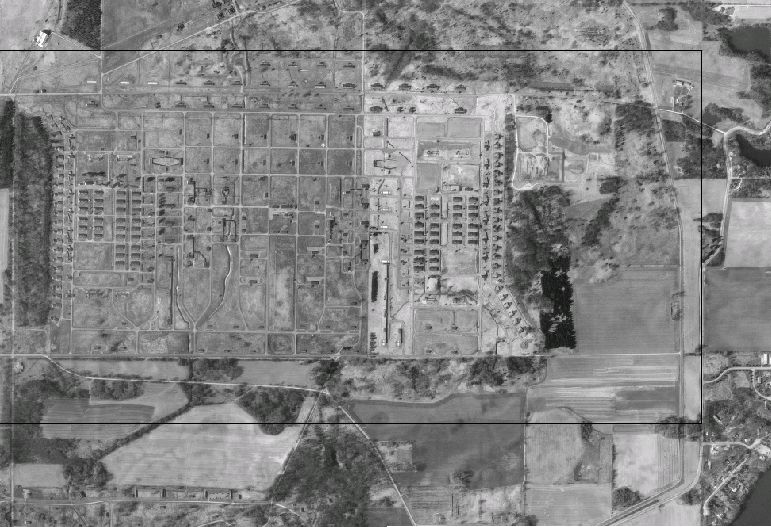 Aerial photo of Rocket area