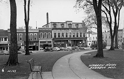 Baraboo: The Warren Hotel, built in 1884, and located on the corner of Oak & 46` Av., was the largest in Baraboo with 58 rooms. 