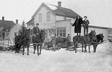 Denzer: Denzer derives its name from William Denzer the village's first postmaster. In 1861 he donated land for a school, Zion C