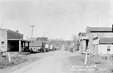 Hillpoint: Located in Washington Township, the village of Hillpoint, at one time, contained a feed mill, blacksmith shop, genera