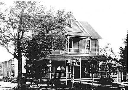 Lime Ridge: First settled in the late 1850's, Lime Ridge took its name from a nearby ridge of lime stone. A dam and sawmill were