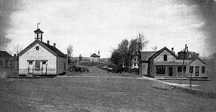 Merrimac: The village, depicted here around 1907, owes it existence to the ferry crossings established here beginning in the mid