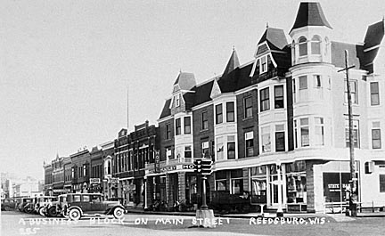Reedsburg: Built in 1896 at a cost of $20,000, the Hotel Stolte also housed a drug store, telephone exchange, baggage and readin