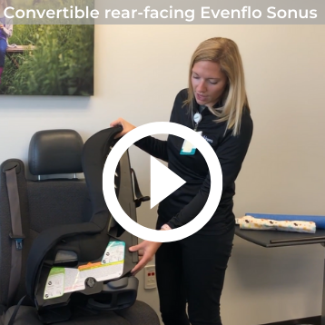 Convertible Rear-Facing Evenflo Sonus 