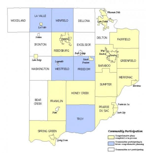 Map Of Sauk County Wi Hiking In Map
