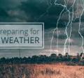severe weather picture of thunderstorm and lightning