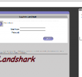 screenshot of the Landshark application