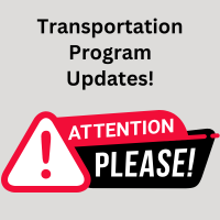 Transportation Program updates - attention please!