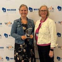 Rebecca Szydlowski (left) and Jessie Phalen (right) at the Wisconsin Public Health Association Conference. Rebecca Szydlowski (left) and Jessie Phalen (right) at the Wisconsin Public Health Association Conference.