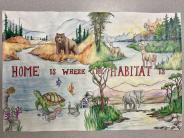 Grades 10-12 1st place poster, Vivian Spencer