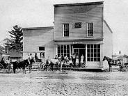 Lake Delton: The Delton Post Office around 1913. Originally known as Norris in 1849, the village name was changed to Delton afte