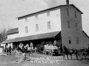 Witwen: Witwen Roller Mill around 1867. A post office was established here in 1892.