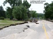 Clark Creek Road Damage