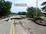 Clark Creek Road Damage