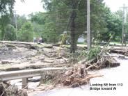 Clark Creek Road Damage