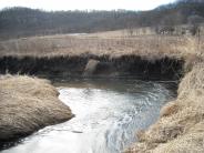 Phase I - prior to streambank improvement project