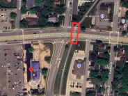 Aerial photo of area in Sauk City showing an intersection, Culver's, George Culver Library, and Lake Ridge Bank Aerial photo of area in Sauk City showing an intersection, Culver's, George Culver Library, and Lake Ridge Bank