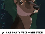Design 5 Design 5: a deer stands in front of the state of Wisconsin