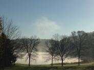 Fog above White Mound Beach