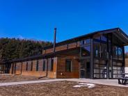 Outdoor view of Prairie Smoke Terrace in daylight Photo by Tristin Photography