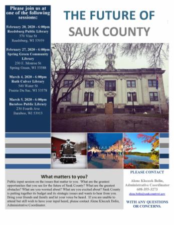 PUBLIC NOTICE OF PUBLIC INPUT MEETINGS