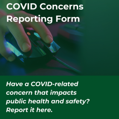 COVID Concerns Reporting Form 