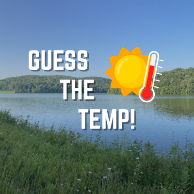 Guess the Temp event flyer.