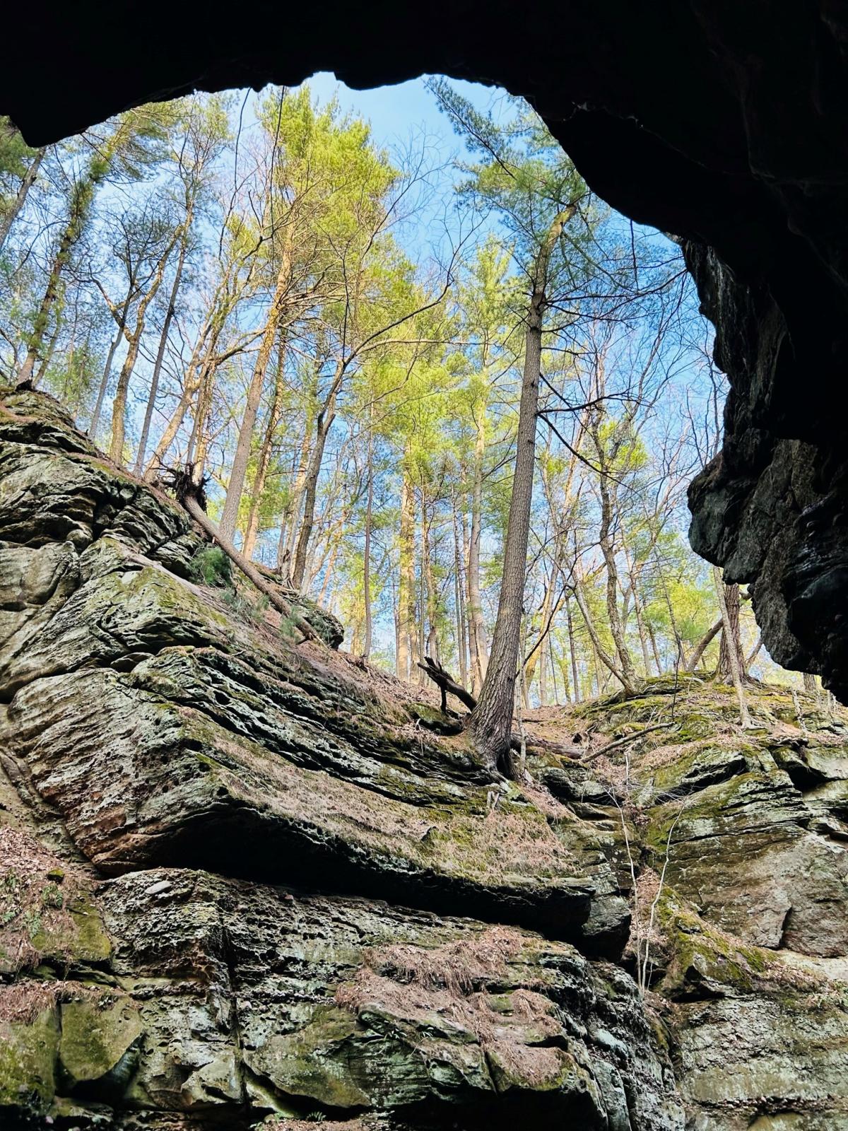 Photo of sky and rock