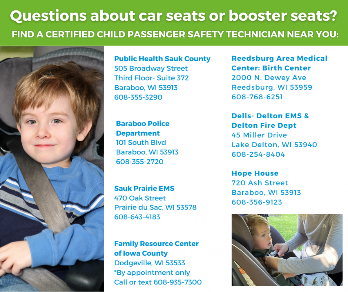 Car Seat Safety Checks Sauk County Wisconsin Official Website